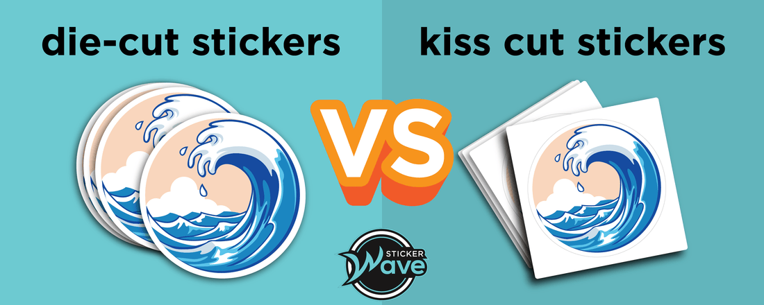 What is the Difference Between Die Cut and Kiss Cut Stickers?